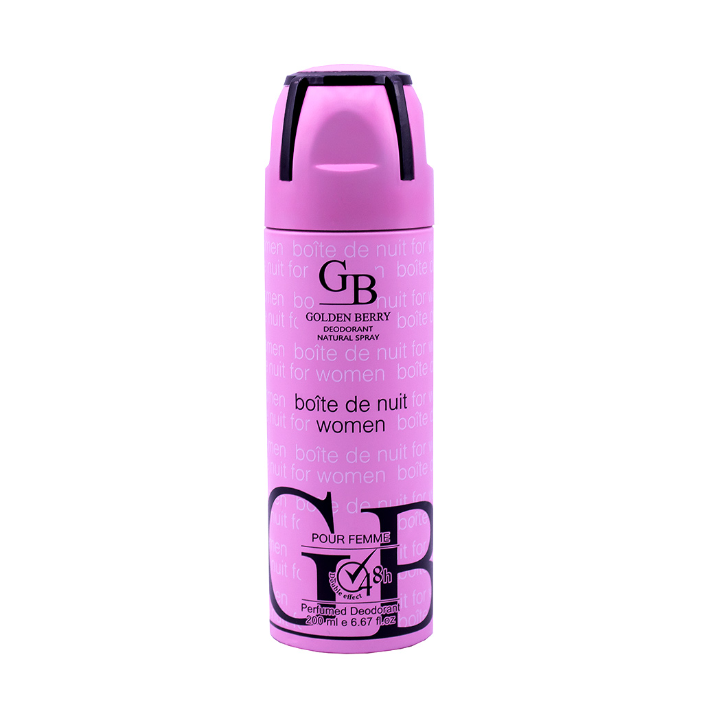 اسپری خوشبو کننده بدن GOLDEN BERRY مدل BITE DE NUIT WOMEN حجم 200 میل