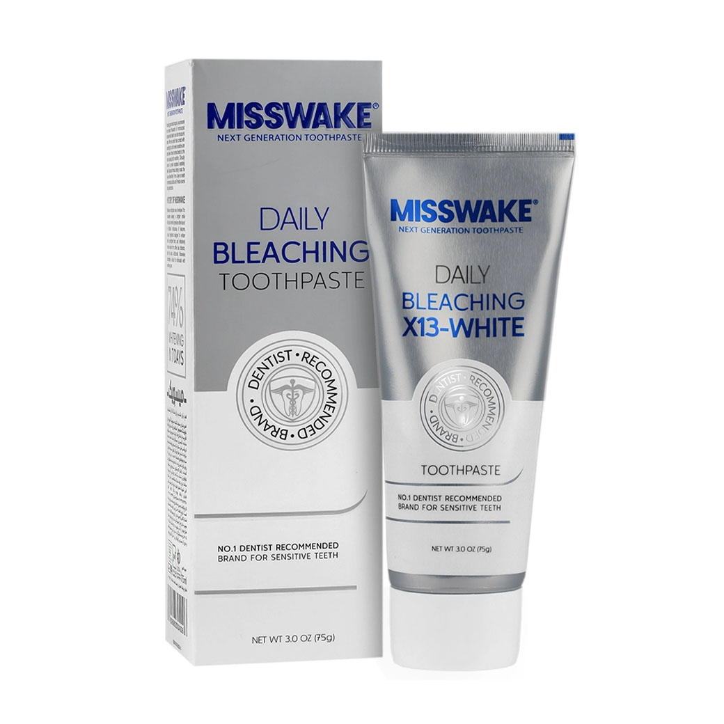 خمیر دندان سفید کننده روزانه میسویک مدل DAILY BLEACHING حجم 75 میل