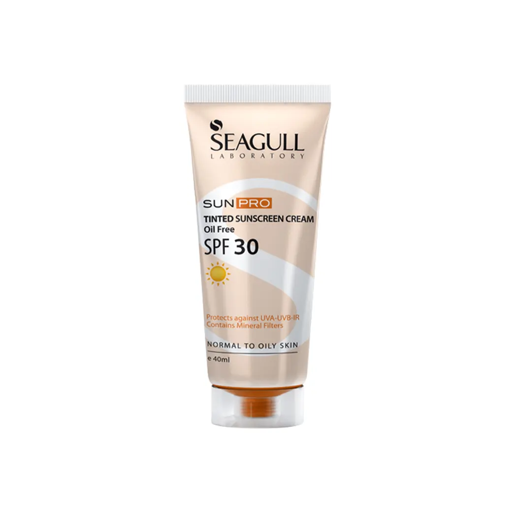 کرم ضد آفتاب سی گل بی رنگ مناسب پوست معمولی تا خشک SPF30 حجم 50 میل