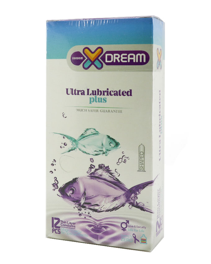 کاندوم بسیار روان ایکس دریم مدل Ultra Lubricated Plus بسته 12 عددی