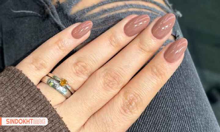 رنگ لاک پاییزی برای پوست سبزه، رنگ کرم