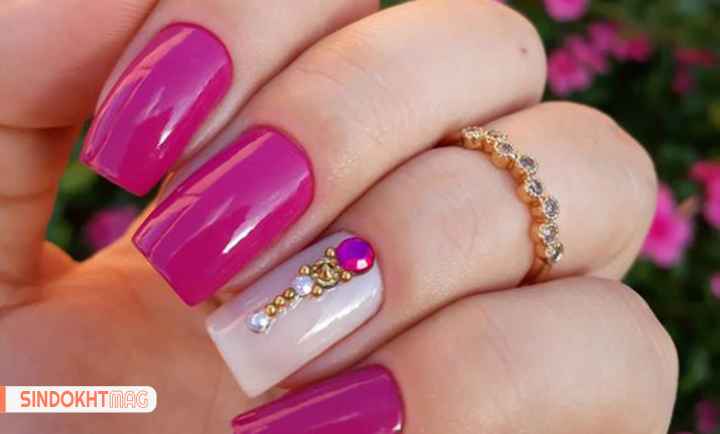 لاک مناسب رنگ پوست روشن - صورتی جیغ