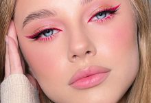 تصویر آرایش صورت دخترانه