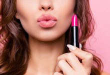 آرایش لب و آموزش لب قلوه ای