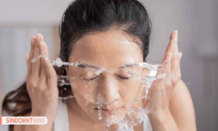 مراحل شستشوی صورت چرب